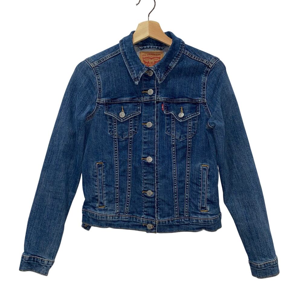 Levi Strauss Fitted Denim Jacket, Button up, Women’s Medium
